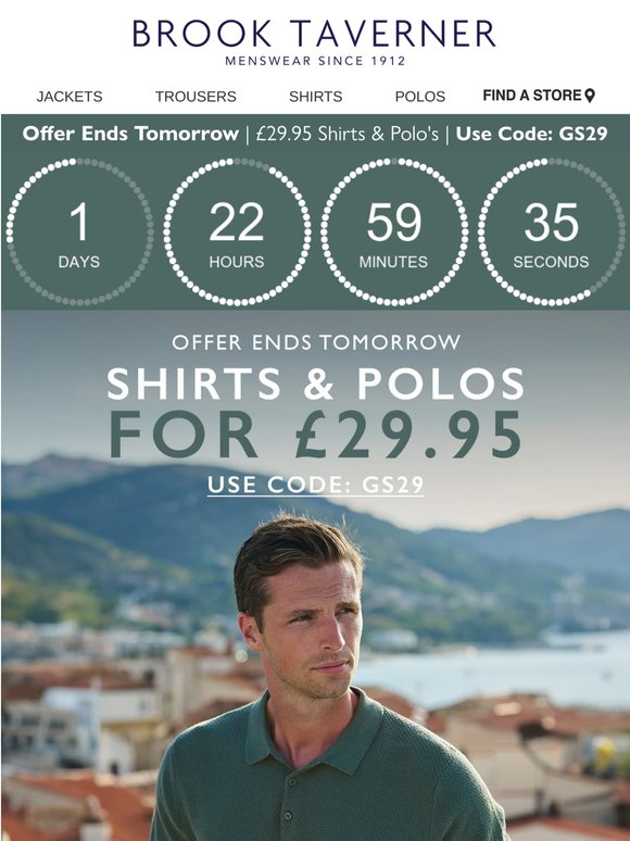 This Weekend Only! Up To 40% Off Shirts And Polos