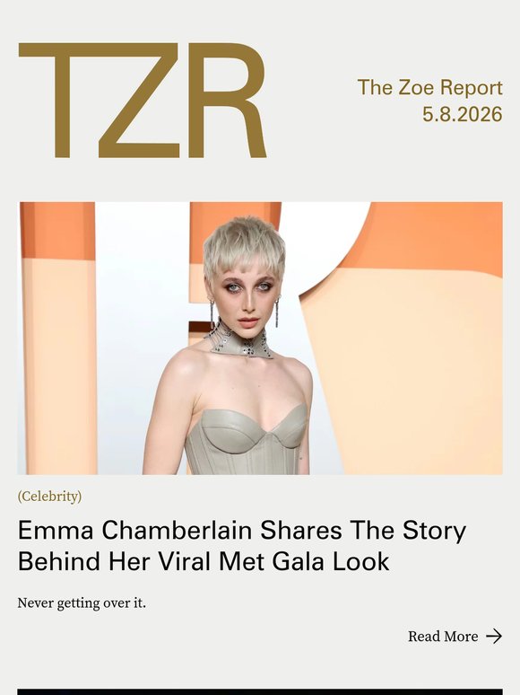 Emma Chamberlain Shares The Story Behind Her Viral Met Gala Look