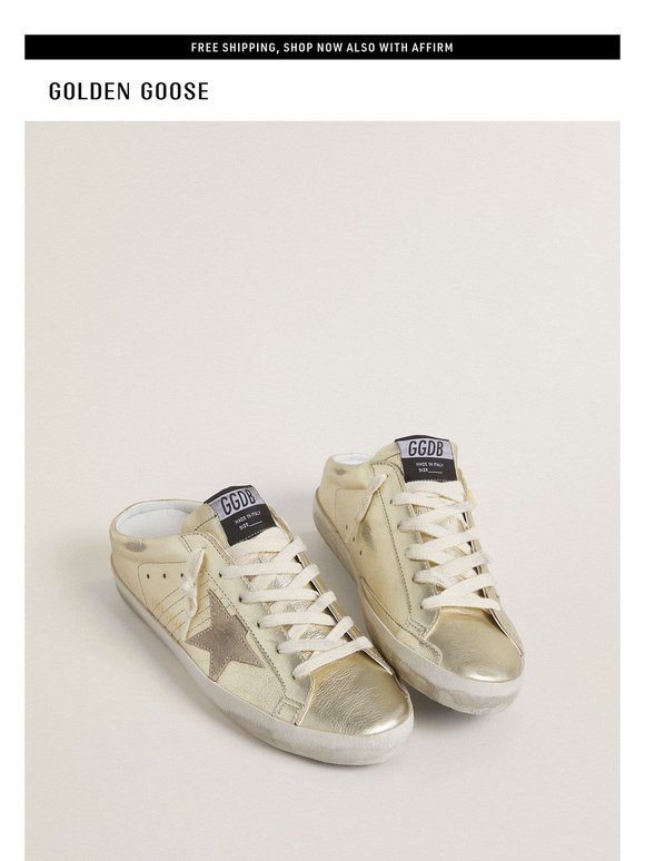 Treat yourself to a new Golden sneaker