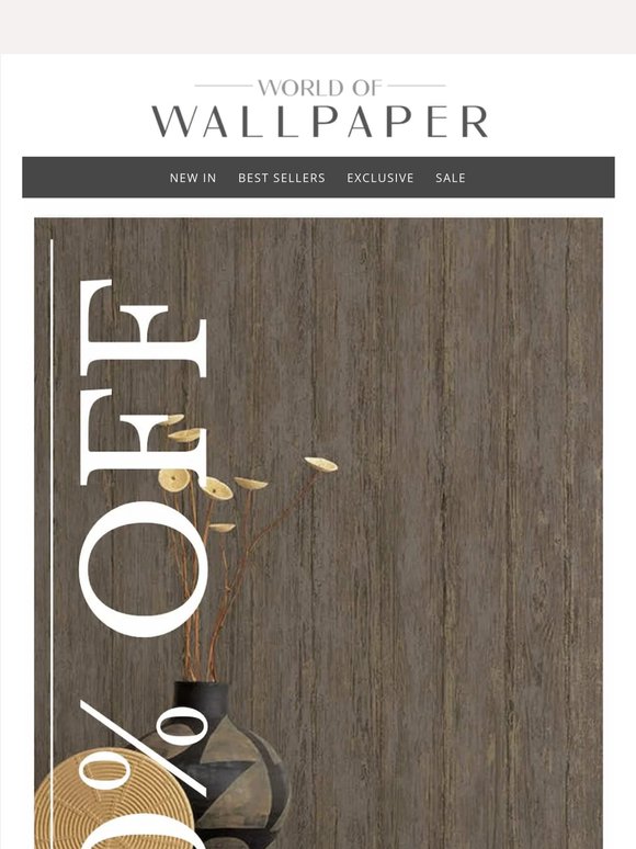 Wrap you room in wallpaper! Yes, all 4 walls.... :-)