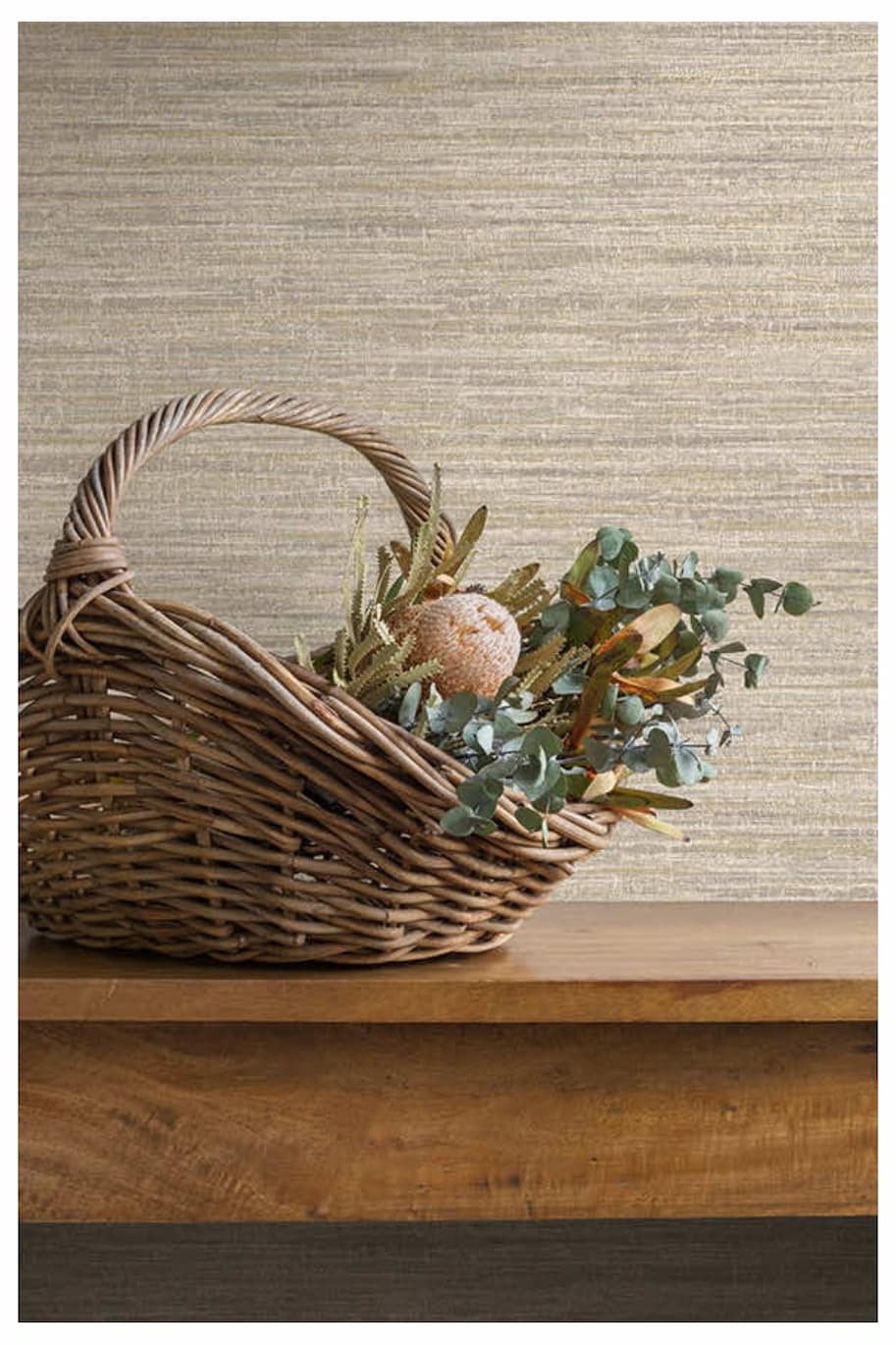 Rete Textured Wallpaper Grey Holden 66200