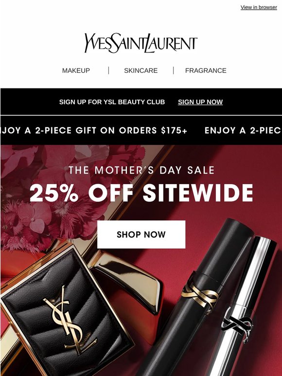 Treat Yourself to 25% OFF