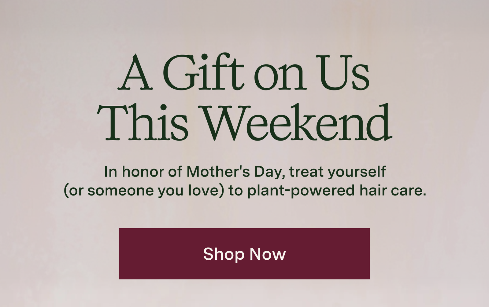 A Gift on Us This Weekend