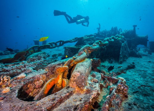 Wreck Diver in Sharm El Sheikh, Egypt