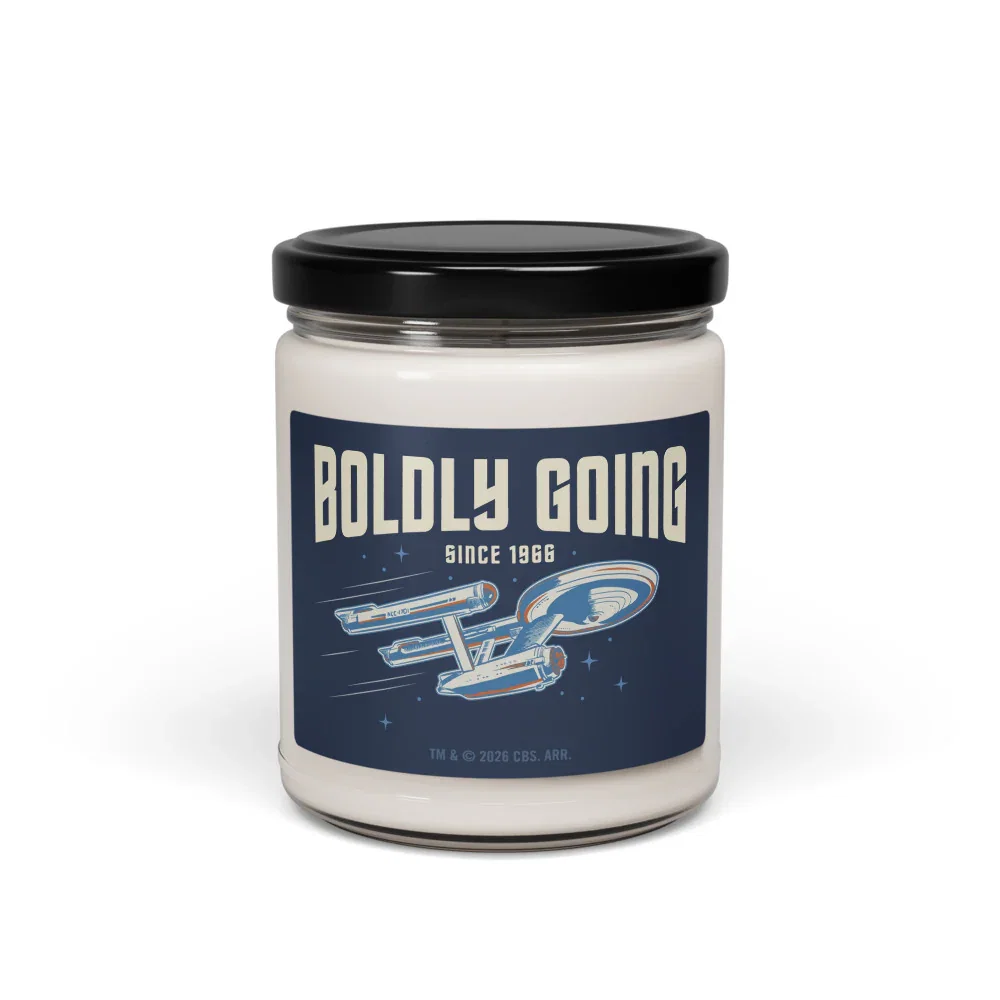 Image of Boldly Going Since 1966 Candle