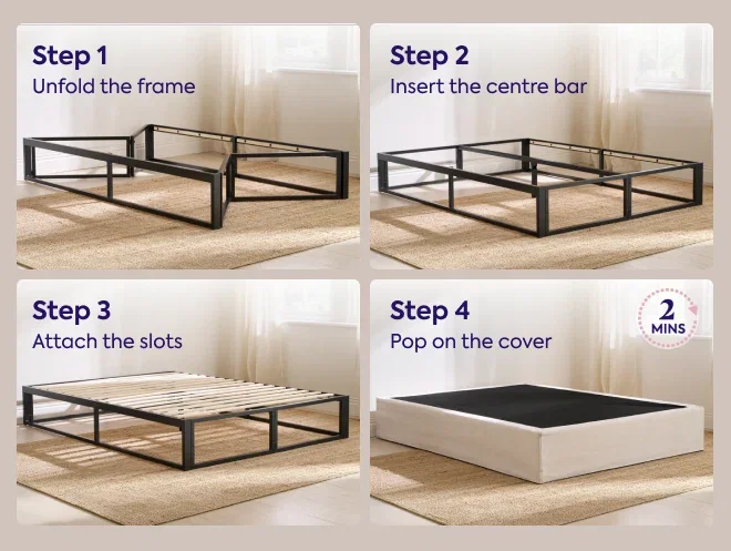How to build: Cosmopolitan Quick Build Platform Bed Frame