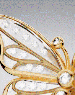 Oversized Butterfly Openwork Charm