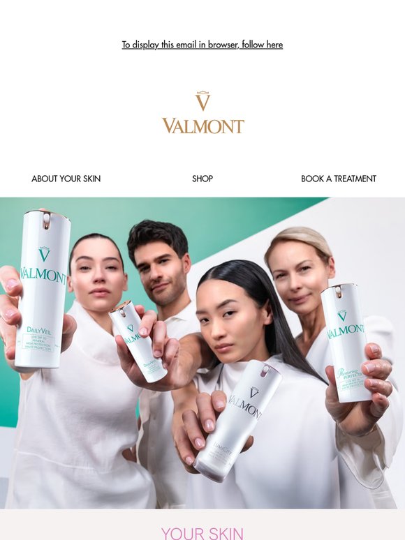 Embrace Anti-Aging Protection by Valmont