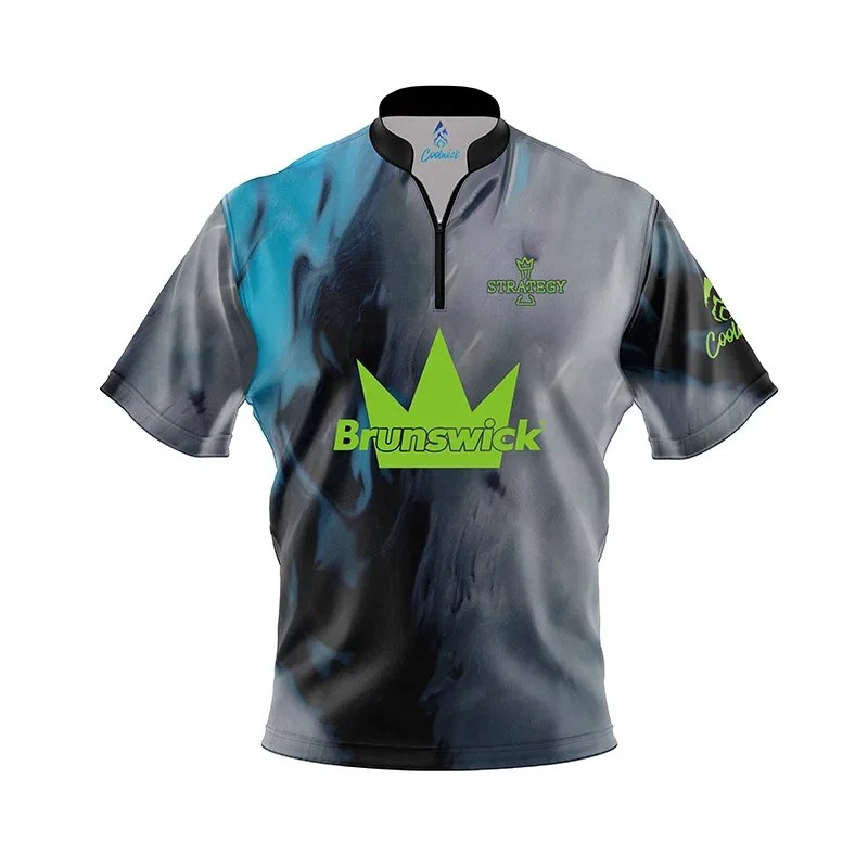Image of Brunswick Strategy Fast Track CoolWick Bowling Jersey