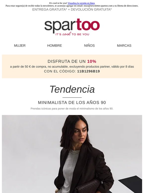Las piezas icónicas de los 90 vuelven. Envío gratuito.
