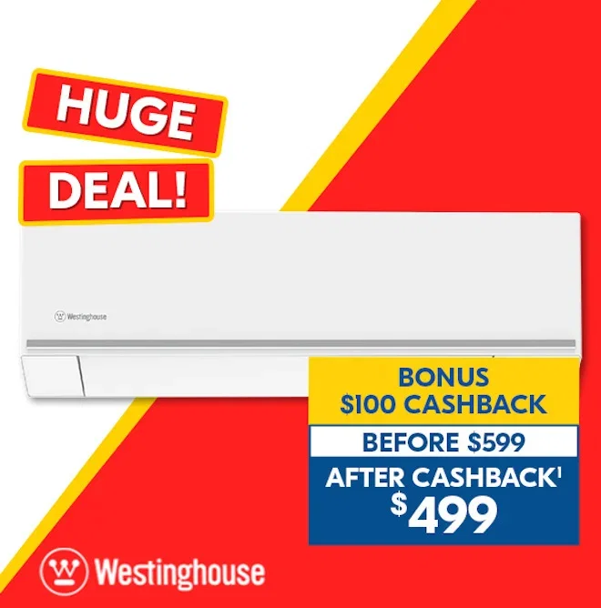 Westinghouse 2.7/3.5kW Split System Reverse Cycle Air Con