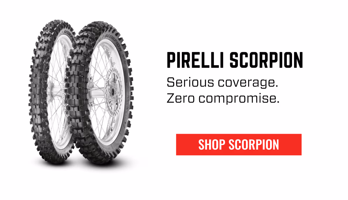 PIRELLI SCORPION | SERIOS COVERAGE ZERO COMPROMISE | SHOP SCORPION