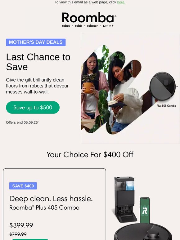Last Chance Mother’s Day Deals — Save Up to $500