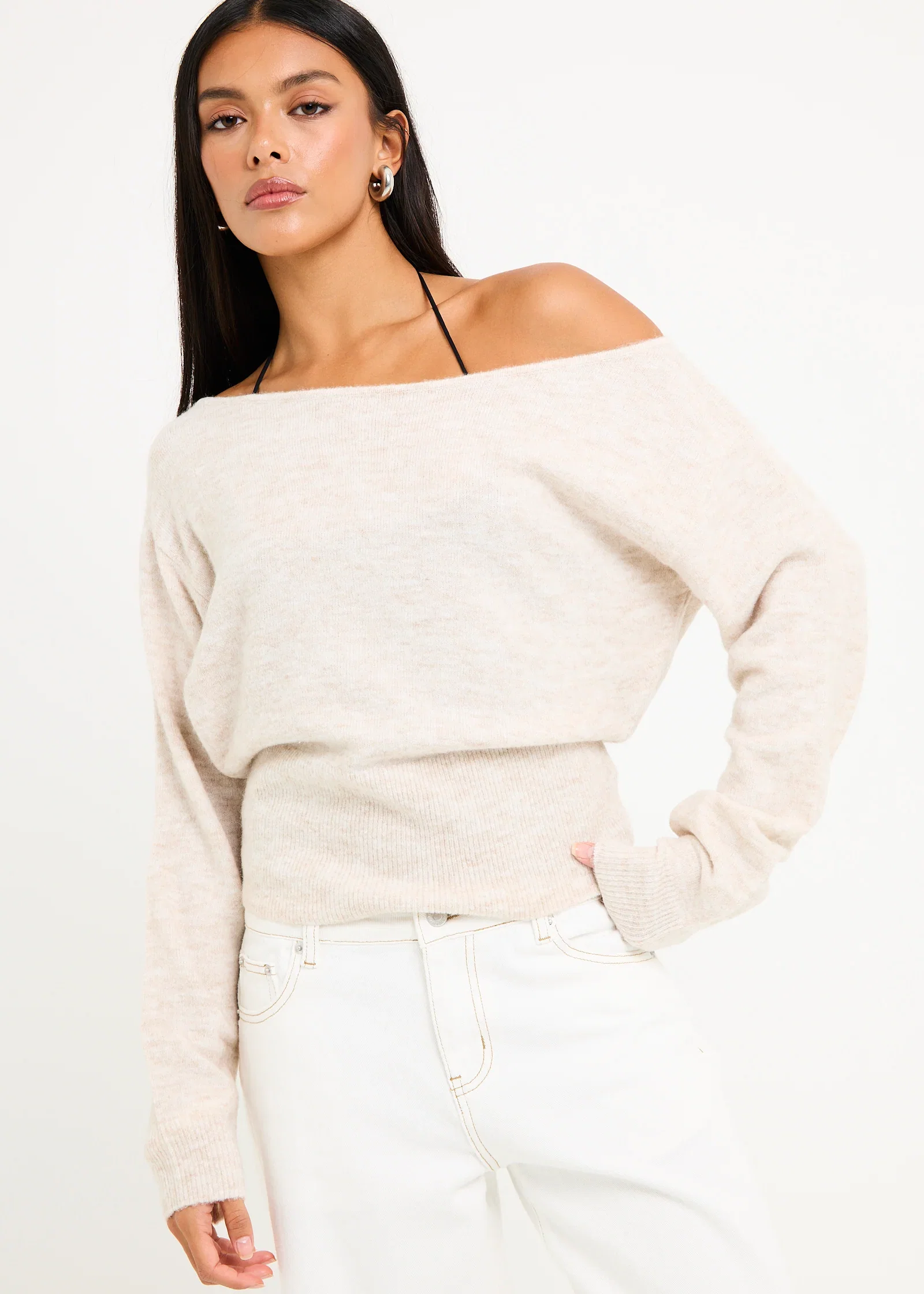 Image of Bailey Off Shoulder Knit Top