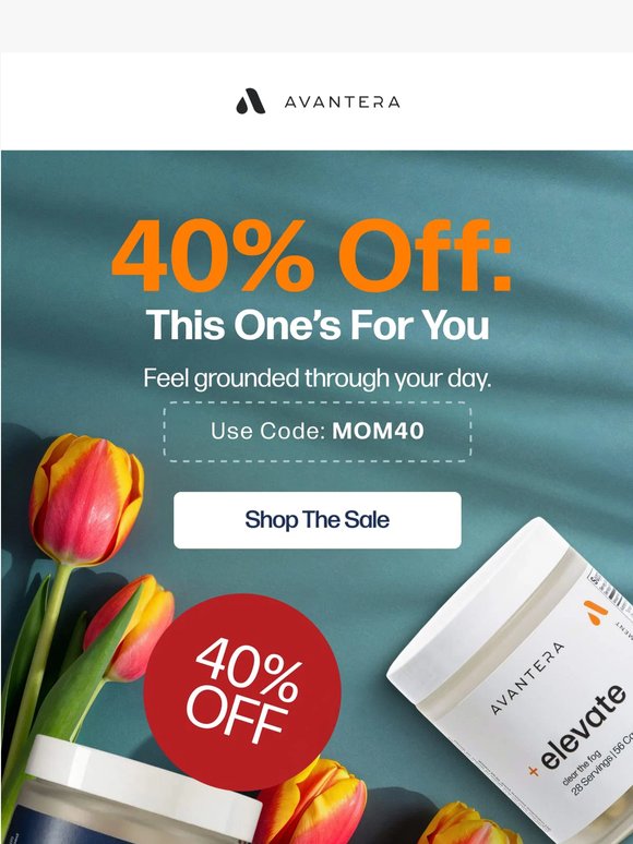 💗Mother’s Day Starts Now: 40% OFF