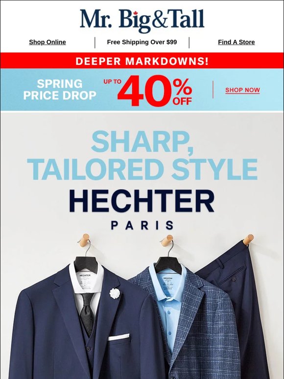 Suits tailored with confidence