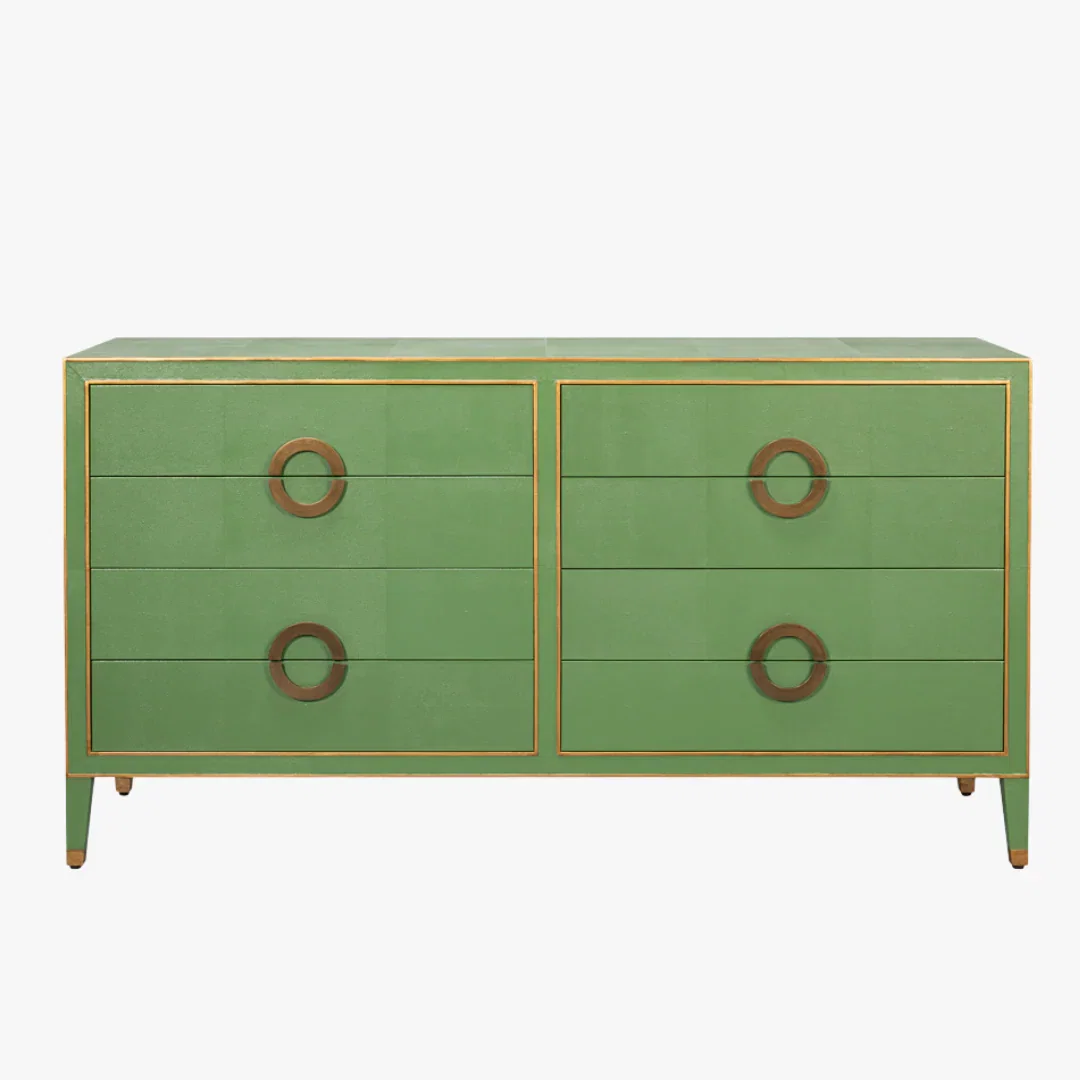 Image of Gideon Verde Shagreen Dresser