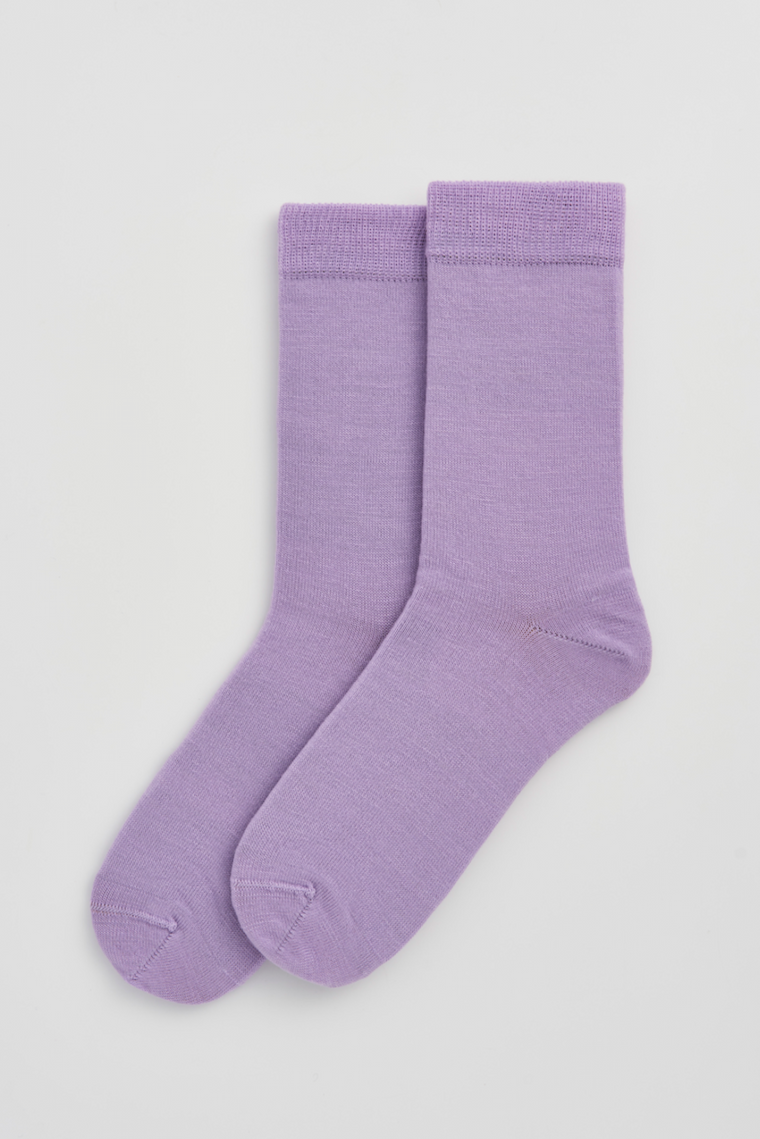 Parma Violet Merino Socks