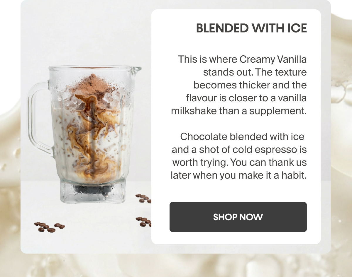 Blended With Ice