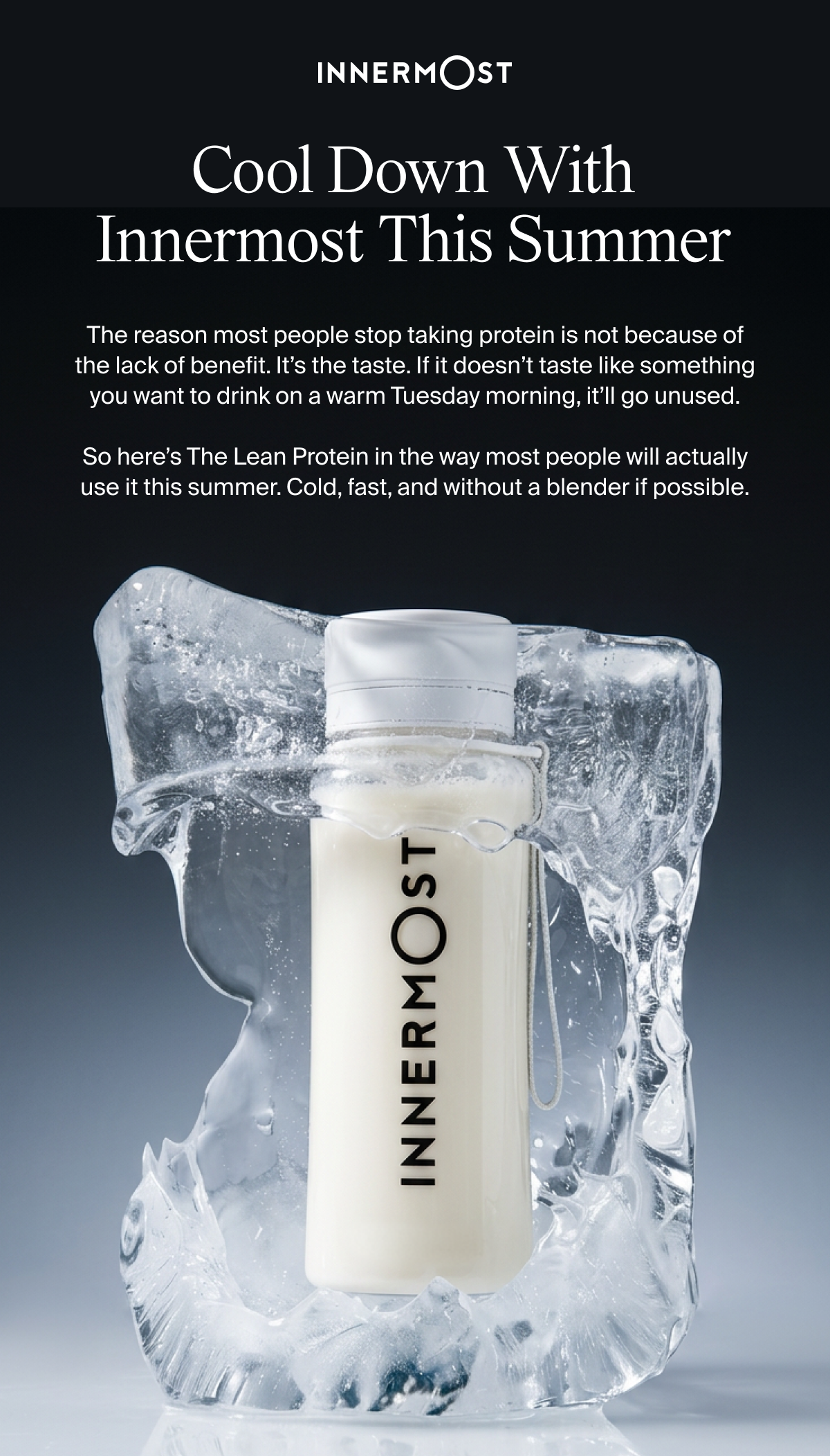 The Protein That Actually  Tastes Good Cold
