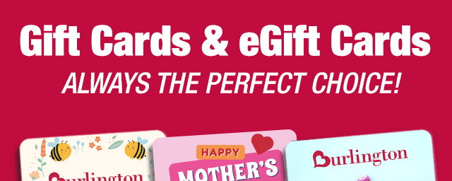 Gift cards & egift cards always the perfect choice!