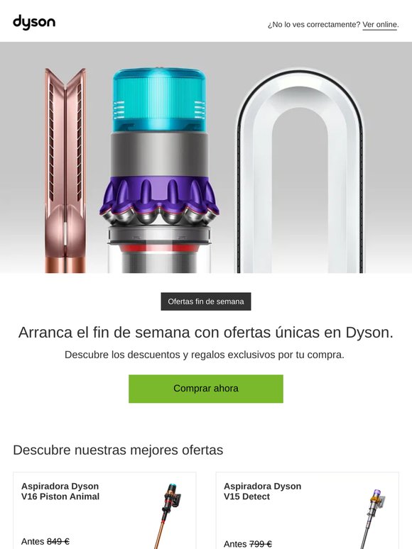 Solo este fin de semana: tus favoritos Dyson con oferta