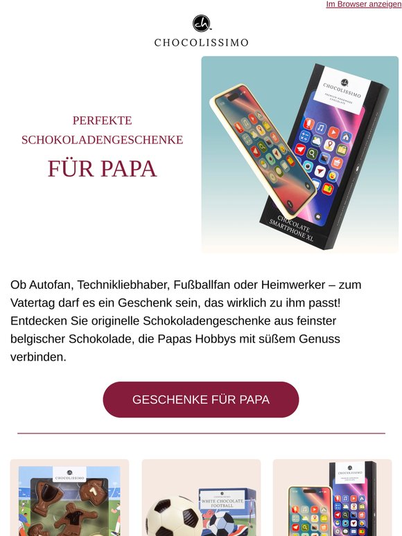 Ein Geschenk, das wirklich zu Papa passt 🍫