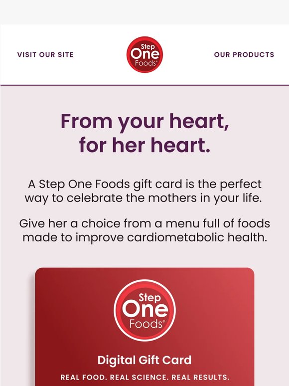 Give A Gift That Supports Mom’s Heart
