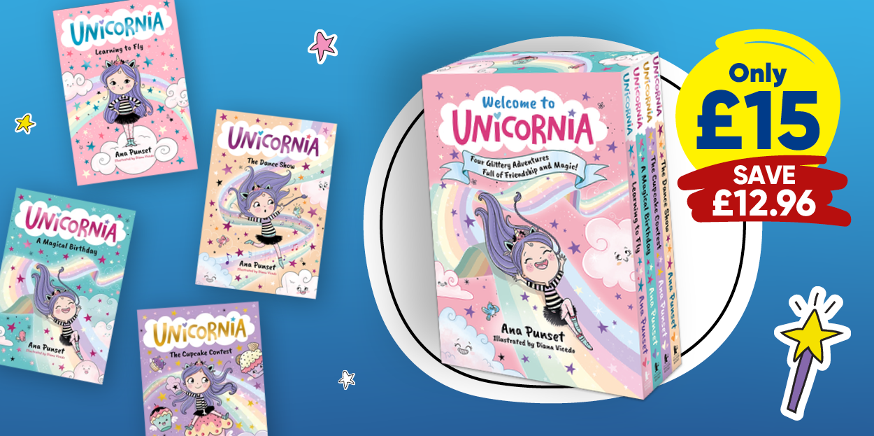 Welcome to Unicornia: 4 Book Box Set Only £15 save £12.96