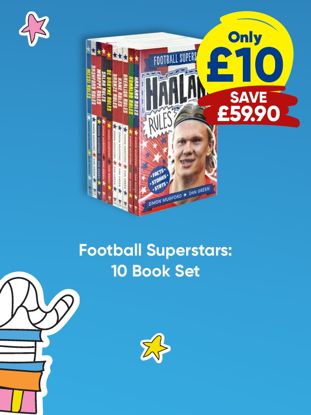 Football Superstars: 10 Book Set only £10 save £59.90