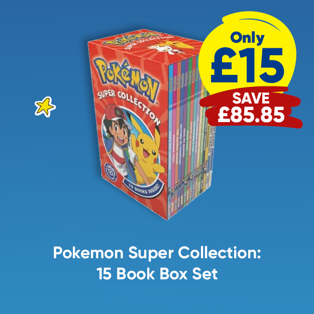 Pokemon Super Collection: 15 Book Box Set only £15 save £85.85