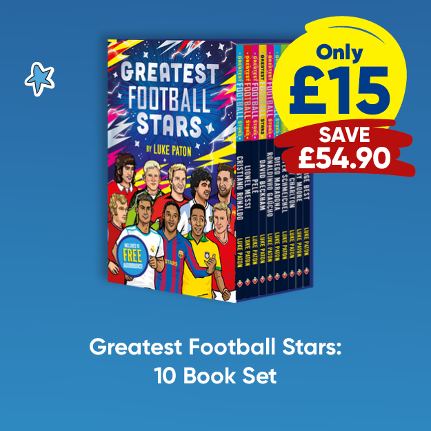 Greatest Football Stars: 10 Book Set oly £15 save £54.90
