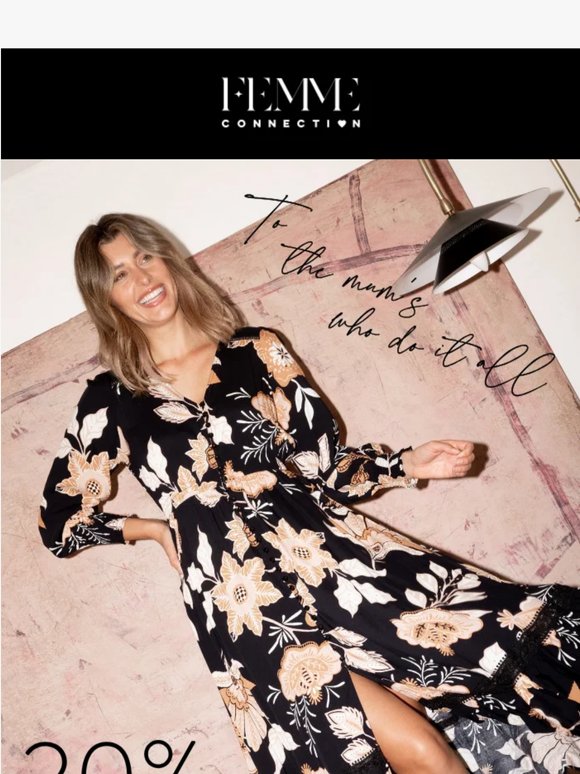 20% OFF everything? Mum deserves it.