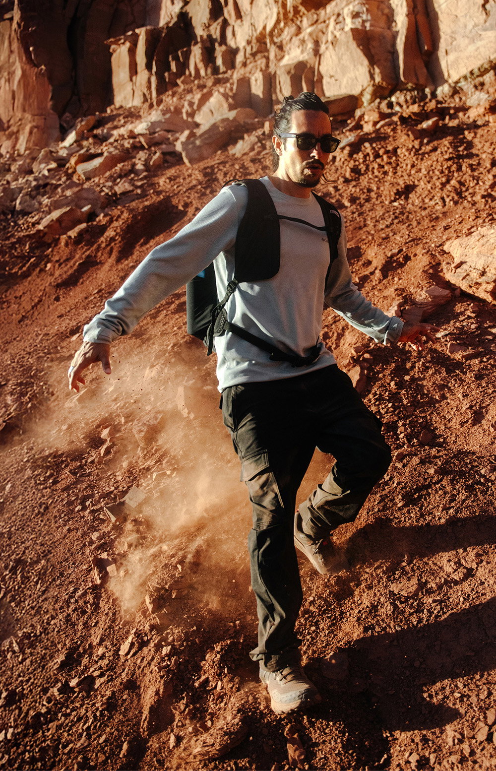 Man hiking