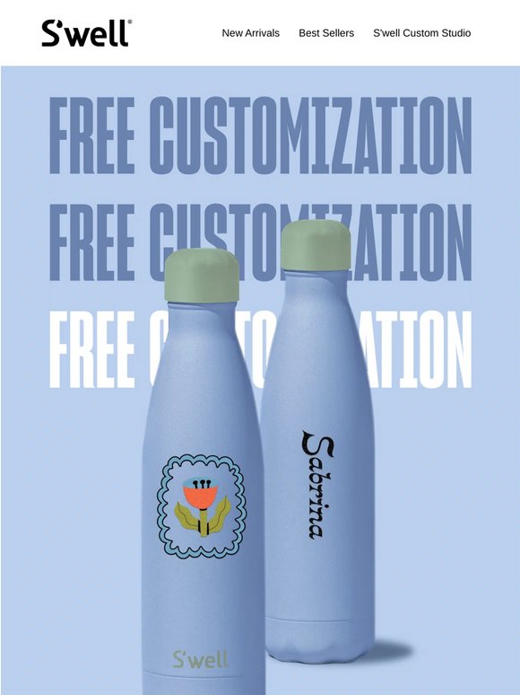 Customize A S'well For Free