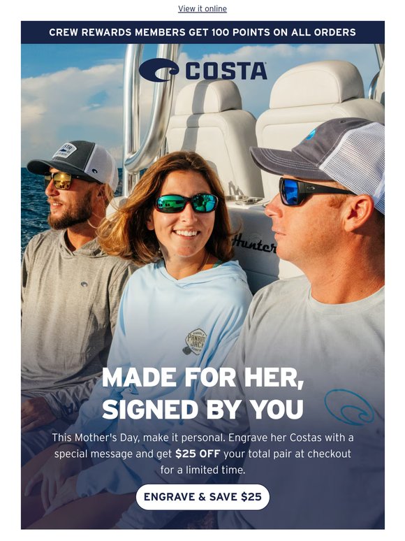 Made for her, signed by you