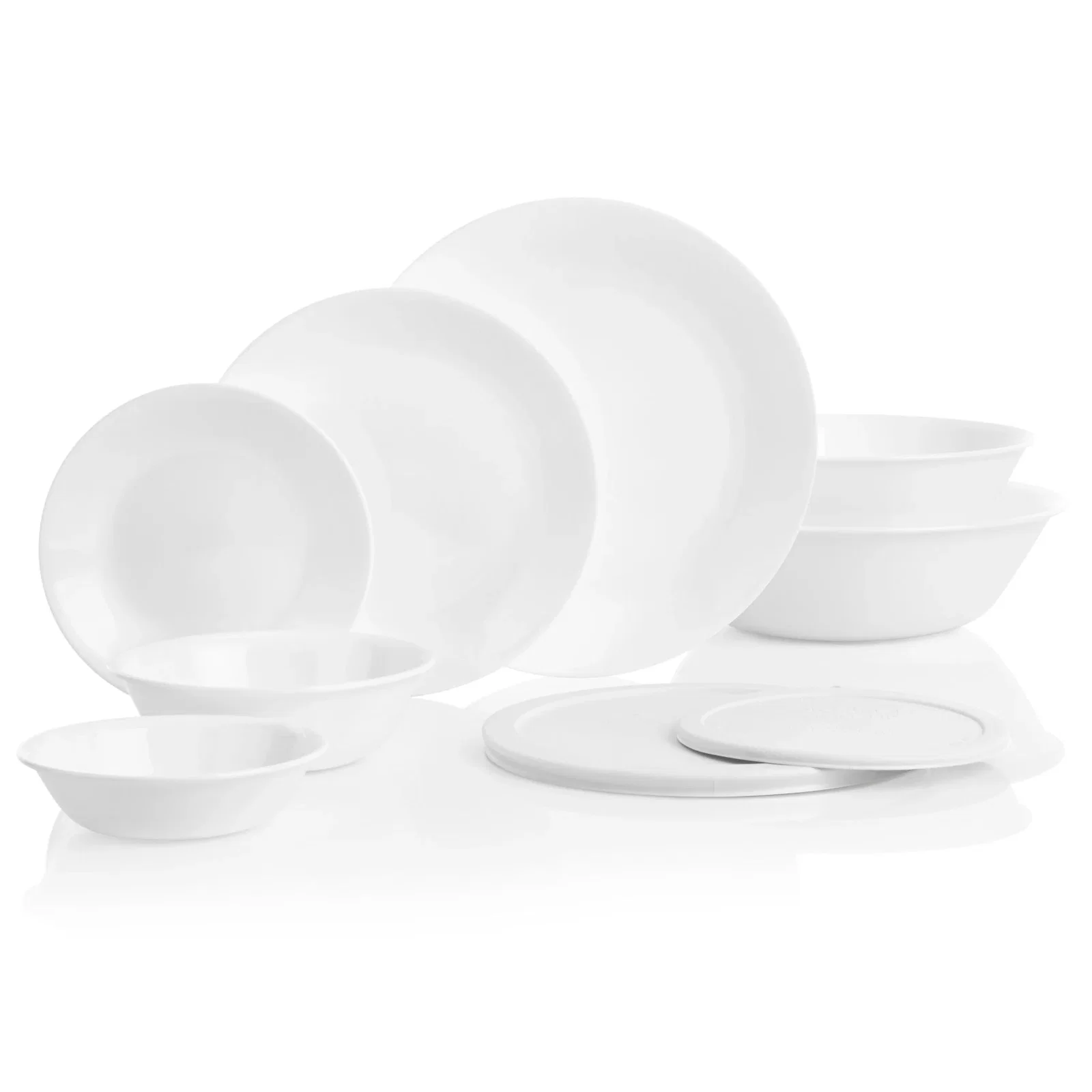 Image of Corelle® Winter Frost White 78-piece Dinnerware Set, Service for 12