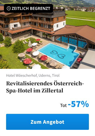 Revitalisierendes Österreich-Spa-Hotel im Zillertal