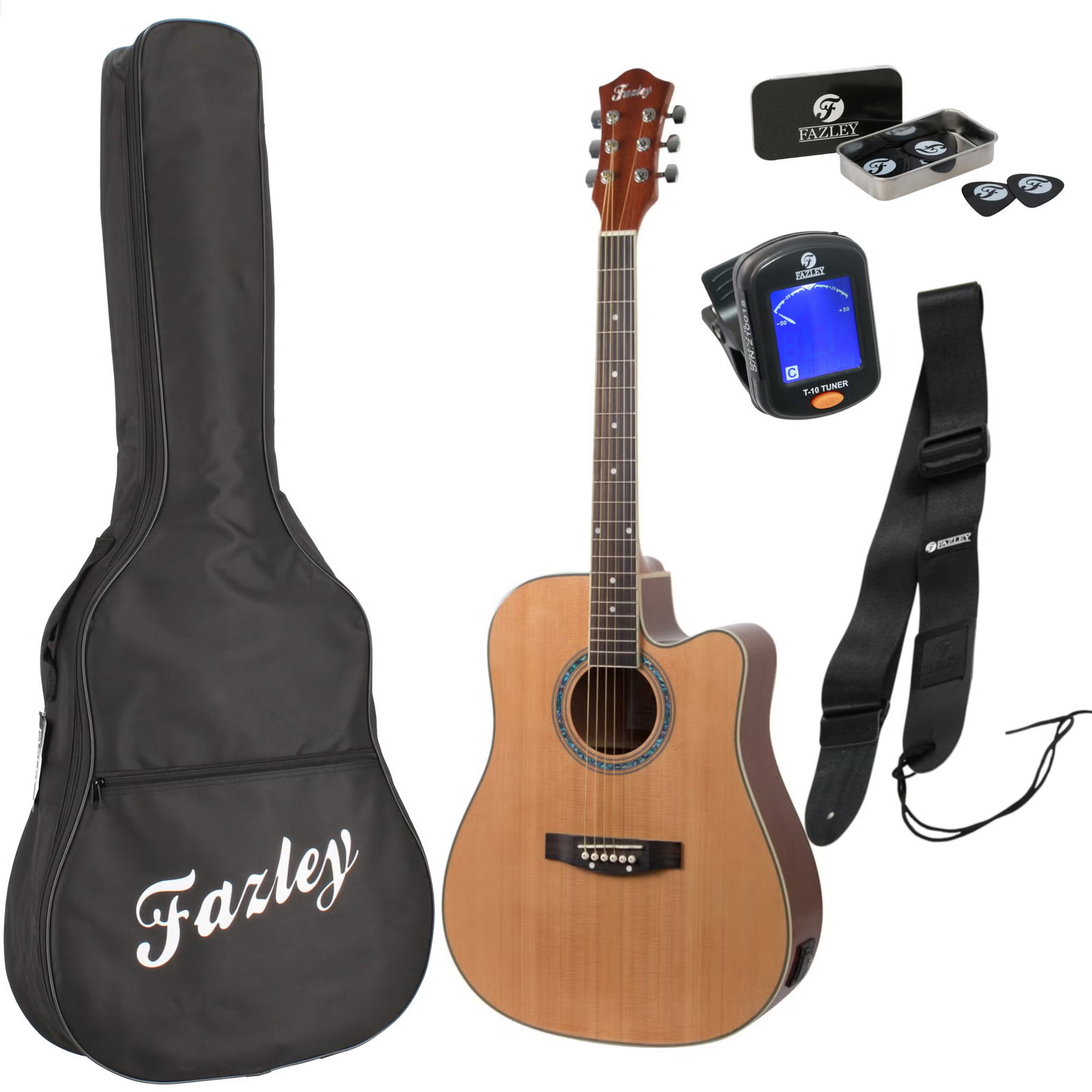 Fazley FE118CN westerngitaar starterset