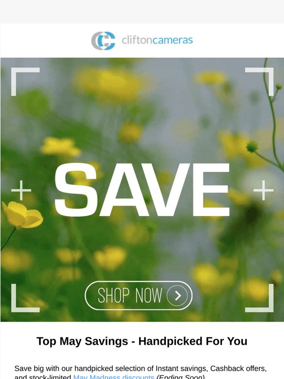 Mid-May Savings! 🔝 Top Offers Inside