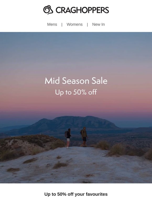 Your favourites, now up to 50% off