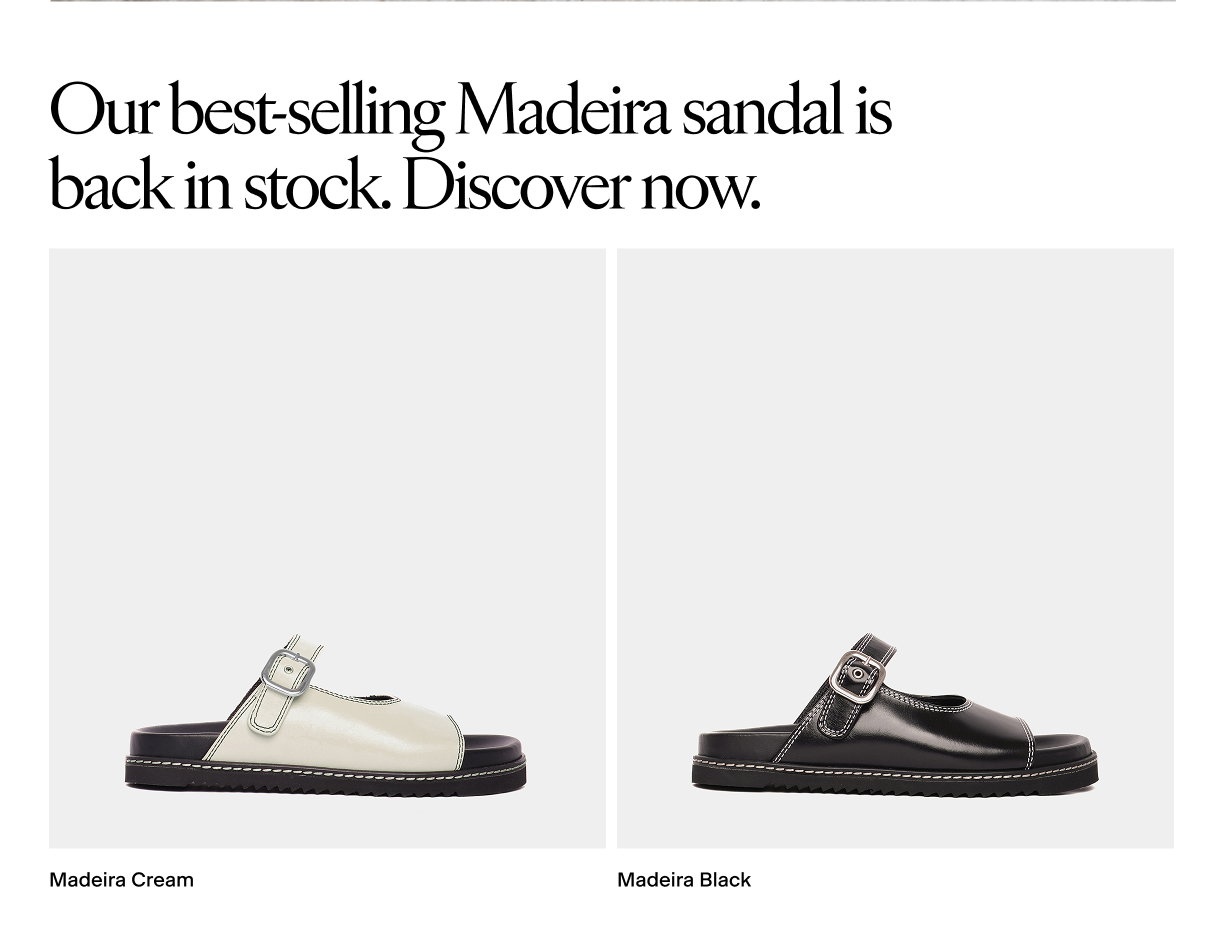 Our Madeira sandals