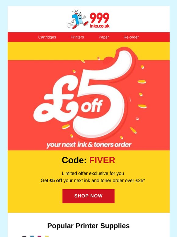 👉 Enjoy a £5 Off your next order