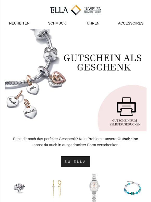 Gutschein als Muttertagsgeschenk! 💖