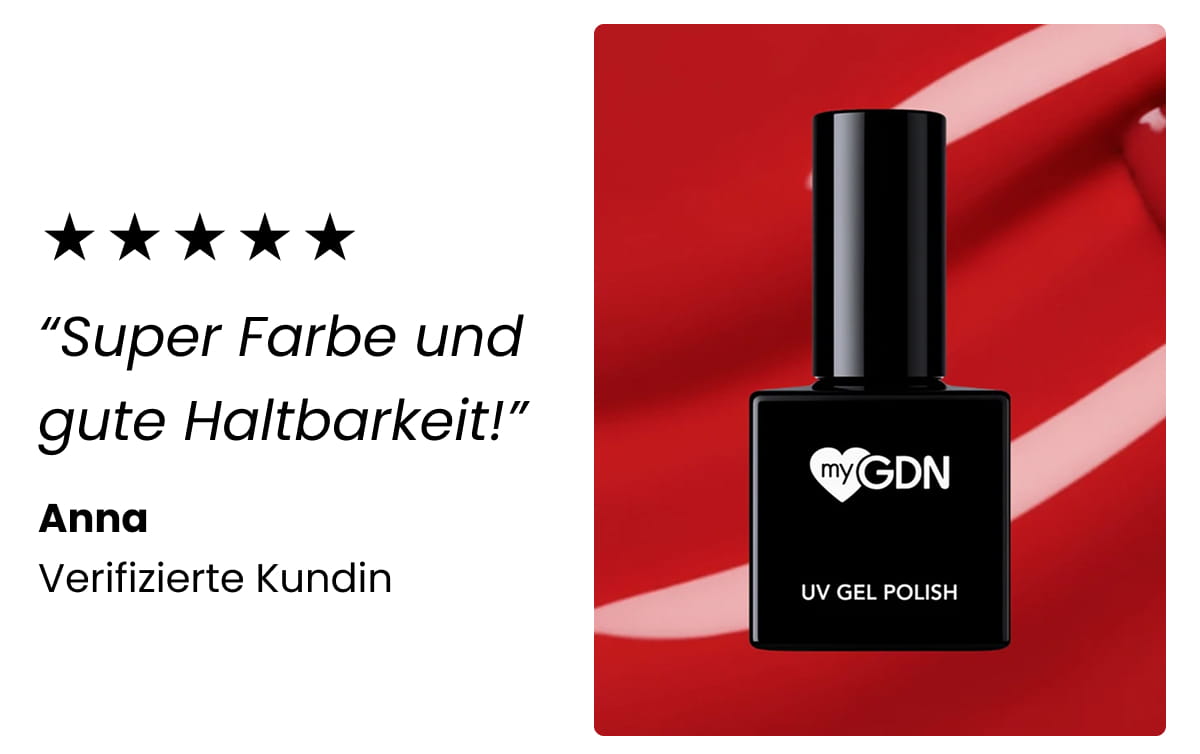 “Super Farbe und gute Haltbarkeit!”