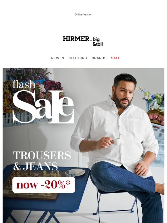 -20% Off Trousers & Jeans | For a Limited Time Only!