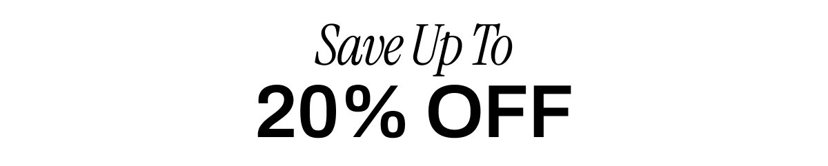 Up to 20% off makeup