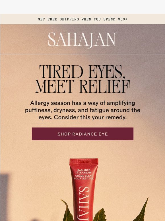 🌼 Allergy season? Your eyes need this