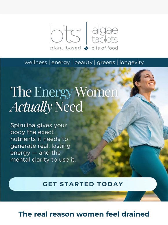 For the woman running on empty