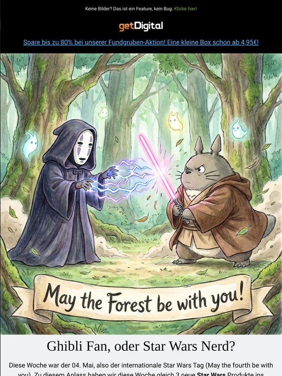 Ghibli & Star Wars, die neuen Produkte dieser Woche!